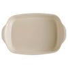 Plat de cuisson four 42 x 27 cm, crème, argile, Emile Henry
