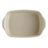 Plat de cuisson four 36 x 23 cm, crème, argile, Emile Henry