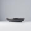 Assiette à dessert MATT BLACK 22 cm, bord haut, MIJ