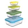 Boîte de conservation pour aliments NEST, set de 4 pc, en verre, Joseph Joseph