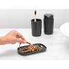 Distributeur de savon liquide et verre porte brosse à dent en set, gris, Brabantia