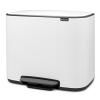Poubelle à pédale BO 36 l, blanc, Brabantia