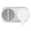 Distributeur de savon liquide et verre porte brosse à dent en set, blanc, Brabantia