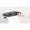 Sacs à linge de rechange pour le panier à linge BO, 2 x 45 l, gris, Brabantia