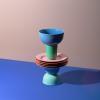 Bol de service RHOMBE 11cm, turquoise, Lyngby