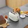 Grille-pain TSF01WHMEU, 2 tranches, blanc mat, Smeg