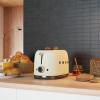 Grille-pain TSF01WHMEU, 2 tranches, blanc mat, Smeg