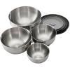 Bol de cuisine en set NEST PREP&STORE 95025, 4 pièces, avec couvercles, acier inoxydable, Joseph Joseph