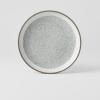 Assiette à dessert CRAZED GREY 22 cm, avec rebord haut, MIJ