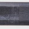 Assiette à sushi et sashimi, 33 x 10 cm, noire, MIJ