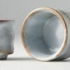 Verre à sake, 50 ml, nuage blanc, MIJ