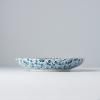 Assiette mise en bouche BLUE DAISY 23 cm, MIJ