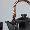 Théière et tasses à thé en set GUNMETAL, 5 pièces, MIJ