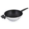 Wok concept 30 cm, avec couvercle en verre, WOLL