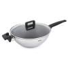 Wok concept 30 cm, avec couvercle en verre, WOLL