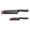 Set de couteaux SLICE&SHARPEN, 2 pièces + 2 étuis à couteaux avec aiguiseurs, Joseph Joseph