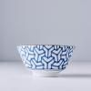 Bol de service INDIGO IKAT HERRINGBONE 13 cm, 350 ml, MIJ