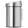 Poubelle à couvercle tactile TOUCH BIN 3 l, acier mat, Brabantia