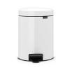Poubelle à pédale NEWICON 5 l, blanc, Brabantia