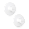 Crochet à serviette, set de 2 pc, blanc, Brabantia