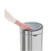 Poubelle à couvercle tactile TOUCH BIN NEW 30 l, blanc, Brabantia