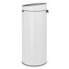Poubelle à couvercle tactile TOUCH BIN NEW 30 l, blanc, Brabantia