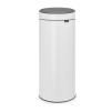 Poubelle à couvercle tactile TOUCH BIN NEW 30 l, blanc, Brabantia