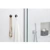 Crochet à serviette, set de 2 pc, gris, Brabantia