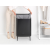 Bac à linge BO 2 x 45 l, noir, Brabantia