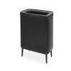 Bac à linge BO 2 x 45 l, noir, Brabantia