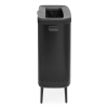 Bac à linge BO 2 x 45 l, noir, Brabantia