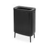 Bac à linge BO 2 x 45 l, noir, Brabantia