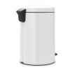 Poubelle à pédale NEWICON 20 l, blanc, Brabantia