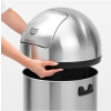 Poubelle PUSH BIN 60 l, acier mat, Brabantia