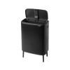 Poubelle à couvercle tactile BO HI 60 l, noir, Brabantia
