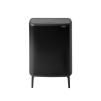 Poubelle à couvercle tactile BO HI 60 l, noir, Brabantia