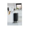 Poubelle à couvercle tactile BO HI 60 l, noir, Brabantia