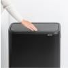 Poubelle à couvercle tactile BO HI 60 l, noir, Brabantia
