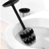 Support brosse à toilette, acier mat, Brabantia