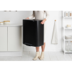Poubelle à pédale BO 60 l, noir, Brabantia