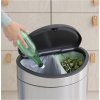 Poubelle à couvercle tactile TOUCH BIN NEW 10 + 23 l, résistant aux traces de doigts, acier mat, Brabantia