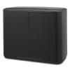 Poubelle à pédale BO 11 + 23 l, noir mat, Brabantia