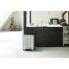 Poubelle à pédale BO 2 x 30 l, acier mat, Brabantia