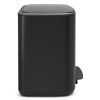 Poubelle à pédale BO 3 x 11 l, noir, Brabantia
