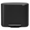 Poubelle à pédale BO 3 x 11 l, noir, Brabantia