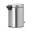 Poubelle à pédale NEWICON 5 l, acier mat, Brabantia