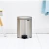 Poubelle à pédale NEWICON 5 l, acier mat, Brabantia