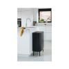 Poubelle à couvercle tactile BO HI 2 x 30 l, noir, Brabantia