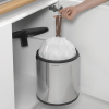 Poubelle encastrable 15 l, acier brillant, Brabantia