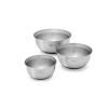 Bol de cuisine, set de 3 pc, acier inoxydable mat, Brabantia